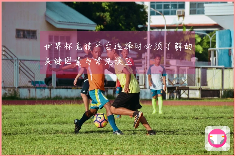 世界杯竞猜平台选择时必须了解的关键因素与常见误区