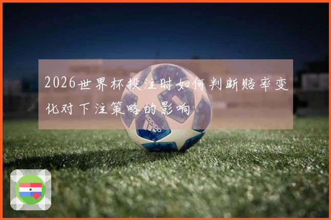 2026世界杯投注时如何判断赔率变化对下注策略的影响